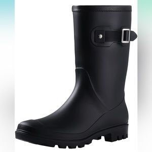 Classic Black Rainboots